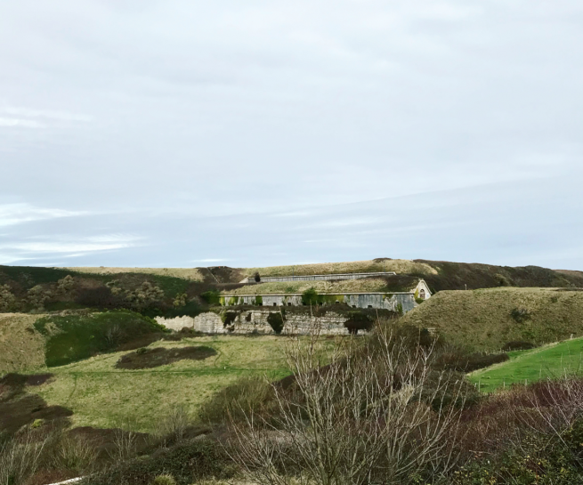 English sea coast holiday