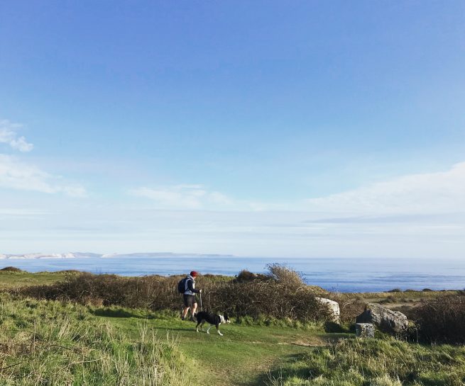 English sea coast holiday